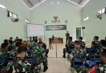 Minimalisir pelanggaran,Jajaran Kodim 0730/Gunungkidul Ikuti penyuluhan Hukum dari Kumdam IV/Diponegoro