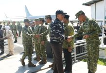 Pangdam IV/Dip.Dampingi Menhan dan Panglima TNI Tinjau Latihan Operasi Laut Gabungan